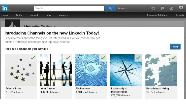 LinkedIn Channels