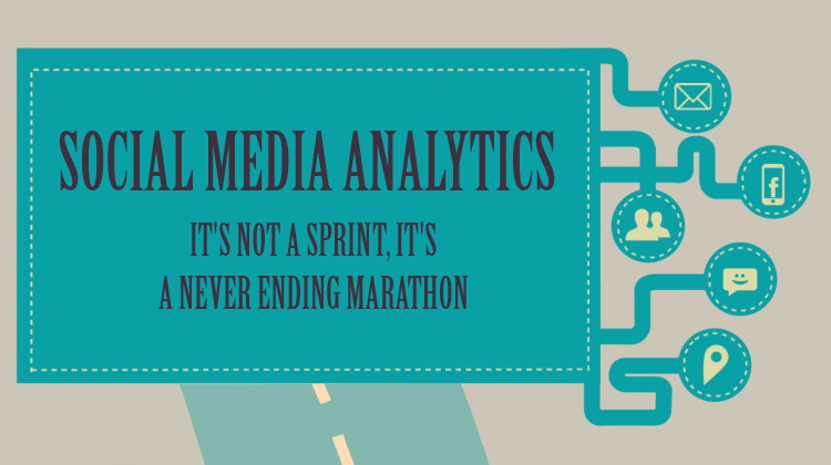 social media analytics infographic – its not a sprint